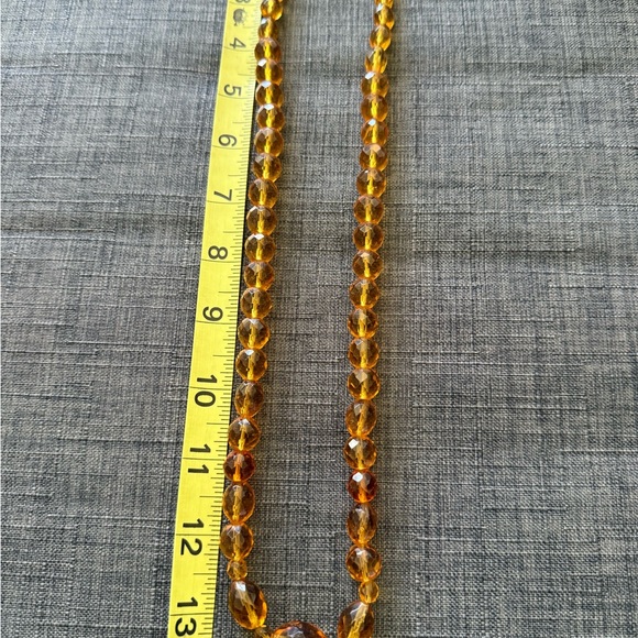 Vintage Baltic Amber Beaded Necklace - Picture 9 of 9